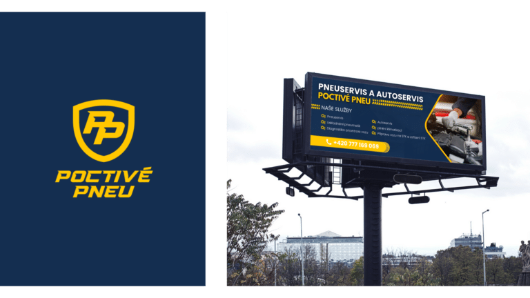 Grafické práce Kladno 237 Billboard – Poctivé Pneu