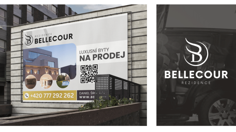 Grafické práce Kladno 231 Banner – Rezidence Bellecour