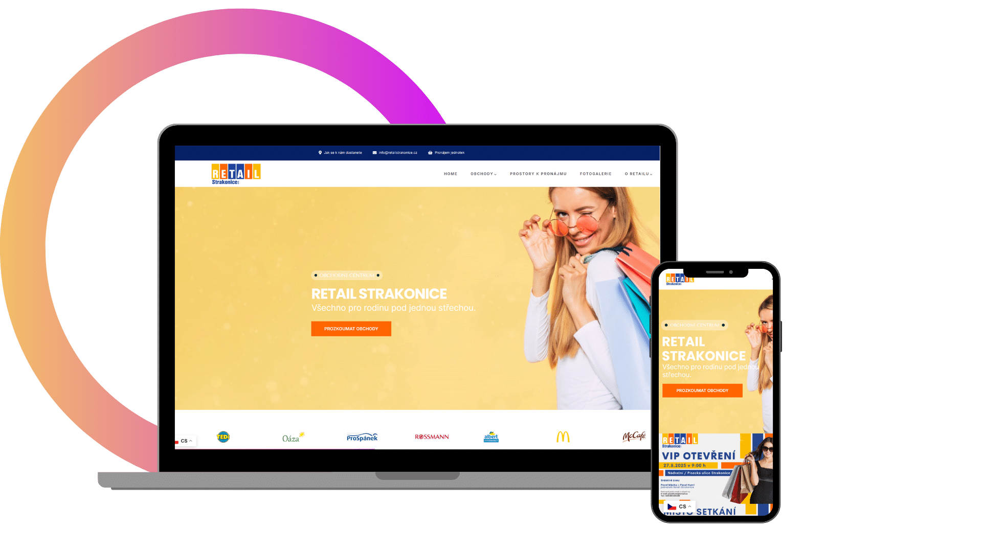 Tvorba webu Kladno 241 Retail Strakonice